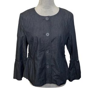 LOFT Outlet Denim Look Jacket- S